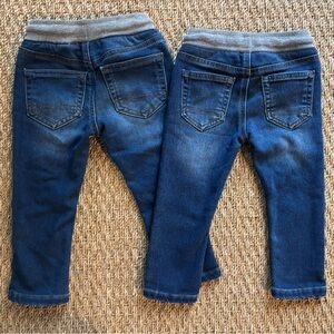 Cat & Jack Light Blue Skinny Jeans (2 pairs)